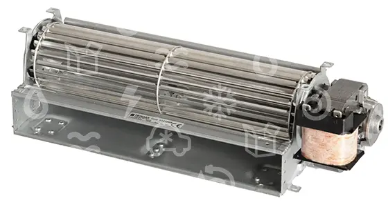 ventilátor tangenciální, turbína 240x60mm, 28W, pravý motor